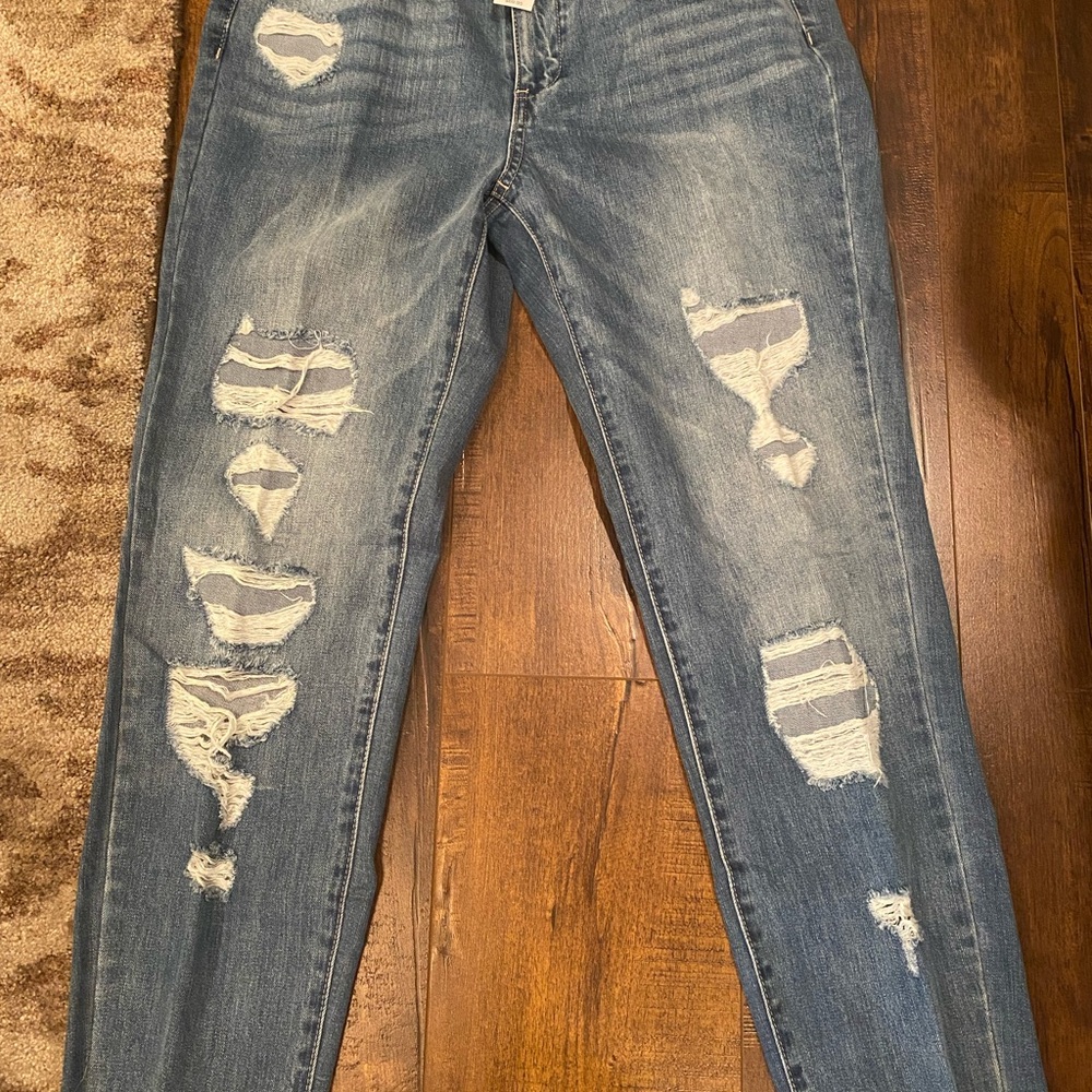 NY & Co. Soho Curvy Boyfriend Jeans